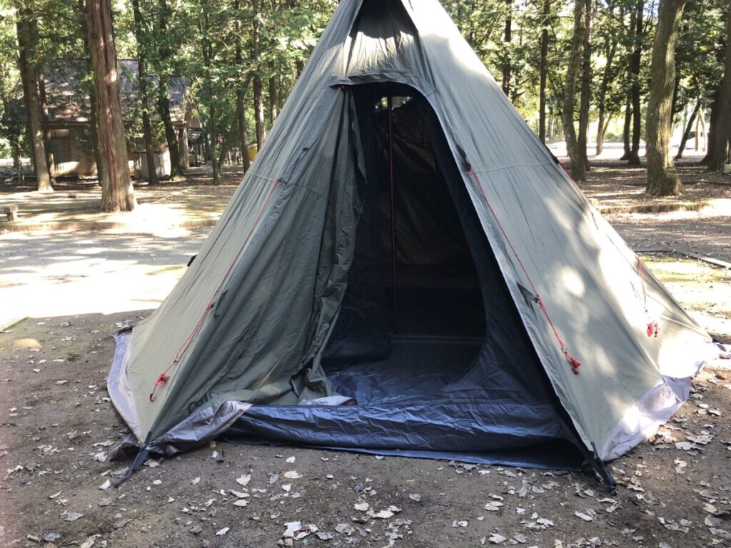 QUICK CAMP TCワンポールテント　ネイビー